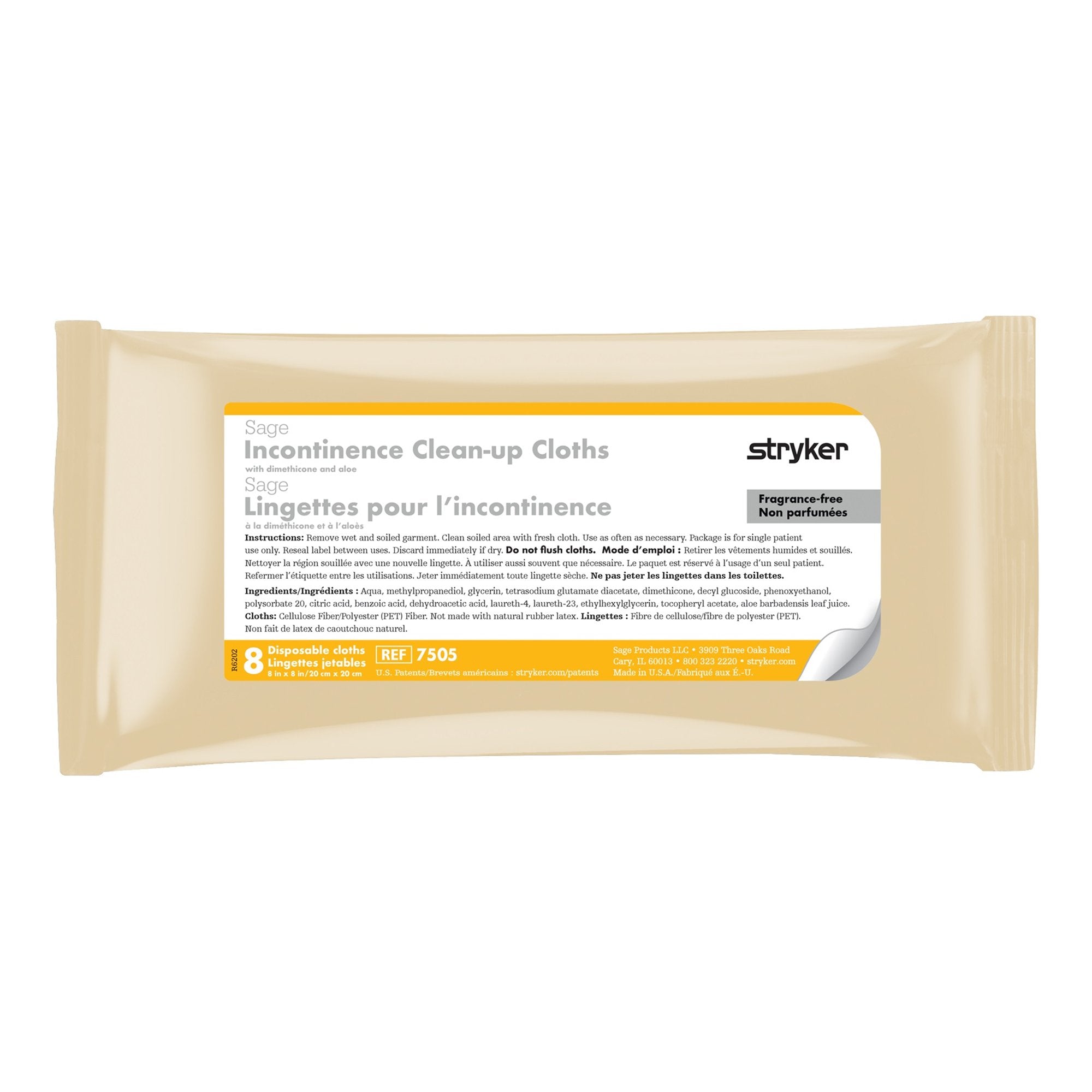Sage Products Sage Incontinent Care Wipe (30/CS) 