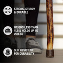 Mabis Healthcare Brazos Free Form Safari Walking Stick, 55-Inch Height 