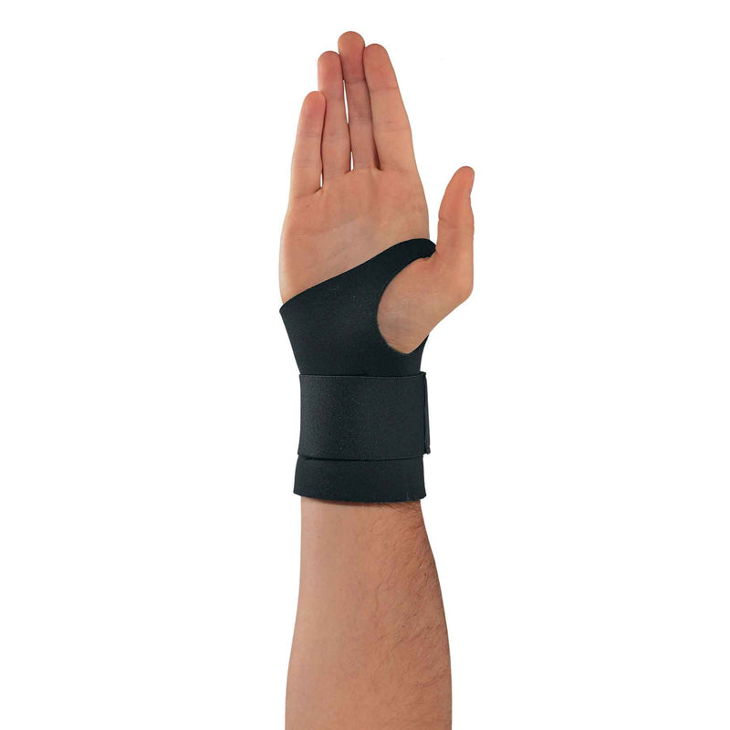 Wrist Support ProFlex 670 Ambidextrous Single Strap Neoprene Left or Right Hand Black Small (Each)