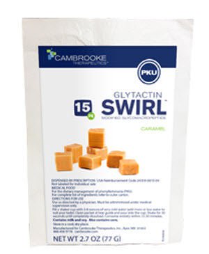 Glytactin Swirl Caramel Glycomacropeptide (GMP) Based Powdered Medical Food (Case of 14)