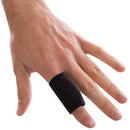 Cold Therapy Finger Sleeve Polar Ice Adult Medium Pull On Finger Black (Pack of 2)