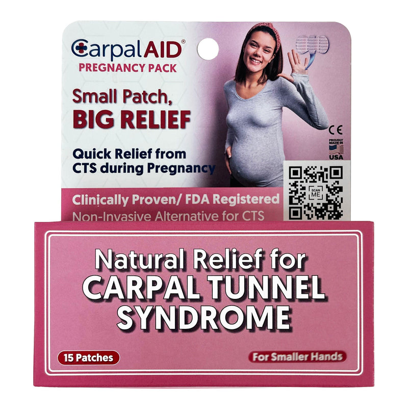 CarpalAid Patch Pregnancy Hand-Based Carpal Tunnel Support, Small (Case of 720) 
