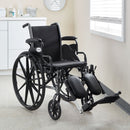 McKesson Lightweight Wheelchair, 16 Inch Seat Width (Each)