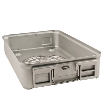 SklarLite Sterilization Container Bottom - Mid-Size, Non-Perforated Bottom, 18-1/4" x 11" x 4" - 10-4442