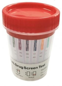 CLIAWAIVED INC Drugs of Abuse Test Kit CLIAwaived AMP500, BAR300, BUP10, BZO300, COC150, EDDP300, mAMP/MET500, MDMA500, MTD300, OPI300, OXY100, PCP25, TCA1000, THC50 25 Tests CLIA Waived (25/BX) 