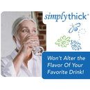 SimplyThick Easy Mix Food and Beverage Unflavored Thickener, Honey Consistency (Box of 25)
