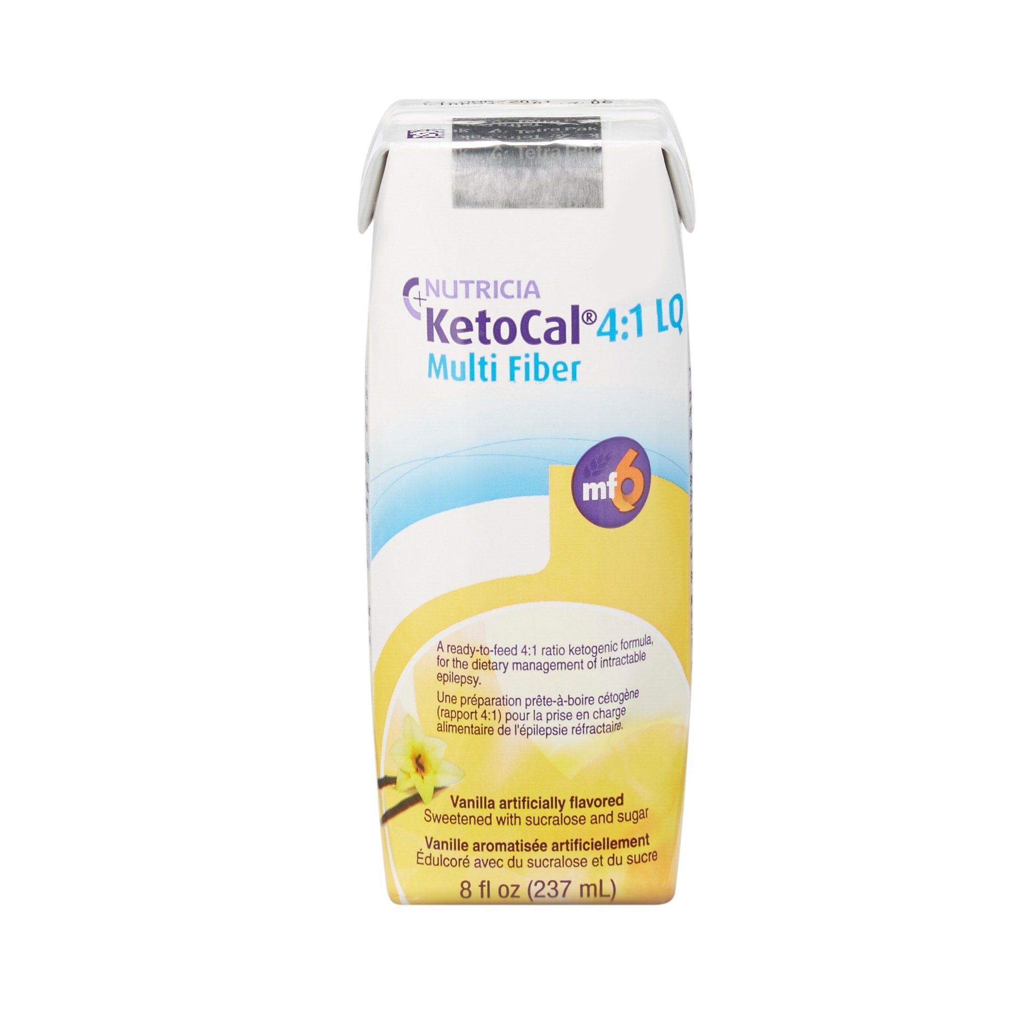Nutricia North America KetoCal 4:1 LQ Vanilla Formula for Dietary Management of Intractable Epilepsy (27/CS) 