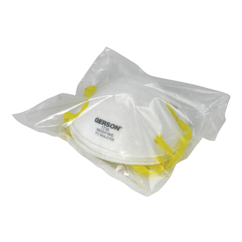 Gerson N95 Particulate Respirator Mask, One Size Fits Most (Case of 240)