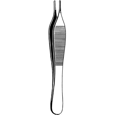 Merit Adson Dressing Forceps - 4-3/4", Straight, Serrated - 97-771