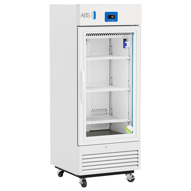 Premier Upright Refrigerator ABS Laboratory Use 12 cu.ft 1 Glass Swing Door Cycle Defrost (Each)