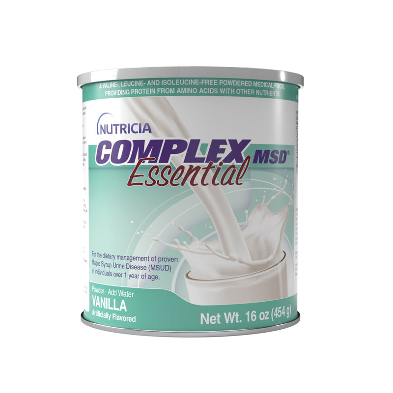Oral Supplement Complex MSD Essential Vanilla Flavor Powder 16 oz. / 454 Gram Canister (Case of 6)