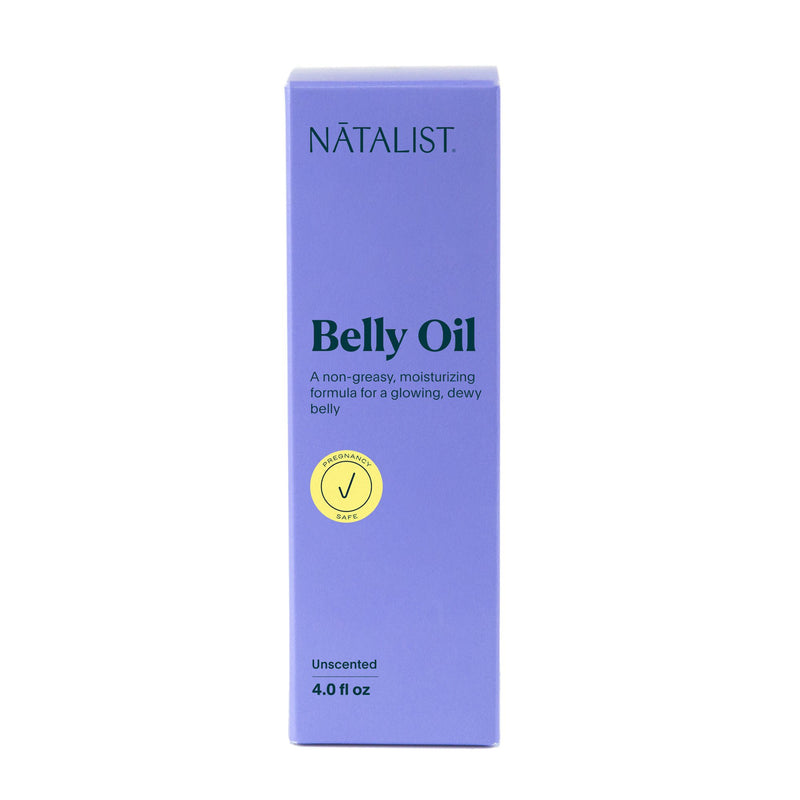Body Oil Natalist Belly Oil 4 oz. Pump Bottle Unscented Oil