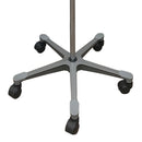McKesson Brand IV Stand Floor Stand 4 Hooks 5 Legs with Casters 