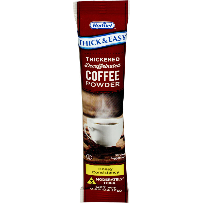 Thick & Easy Honey Consistency Coffee Thickened Decaffeinated Beverage (Case of 72)