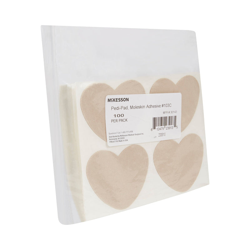 McKesson Pedi-Pad Beige Protective Pad, Size 103-C (100/PK) 