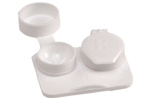 Wilson Ophthalmic Corp HilcoVision White Contact Lens Case (50/CS)