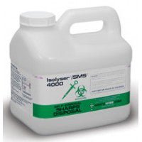 Sharps Container Isolyser SMS WasteWise Translucent Base 9-1/2 H X 6-1/2 W X 9 D Inch Vertical Entry 1.5 gal. (Case of 4)