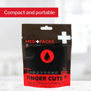 Med Packs First Aid Kit for Finger Cuts – Emergency Supplies in Portable Pouch 