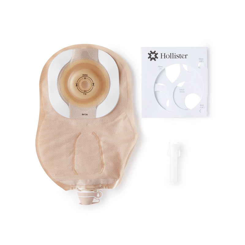 CeraPlus Soft Convex 1-Piece Ultra Clear Urostomy Pouch, Cut to fit up to 25 mm (Box of 5)