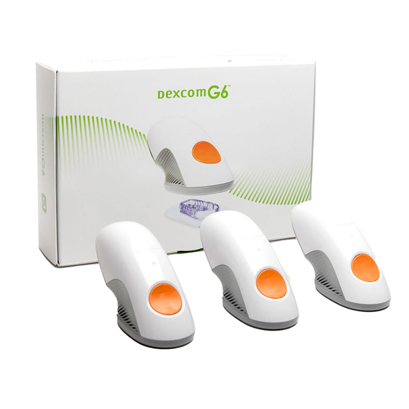 Dexcom G6 Continuous Glucose Monitoring System (Pack of 3)