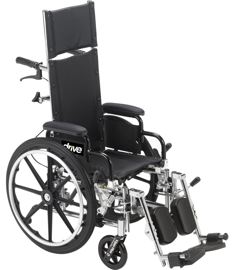 drive Viper Plus Pediatric Reclining Wheelchair, 14-Inch Seat Width (Case)