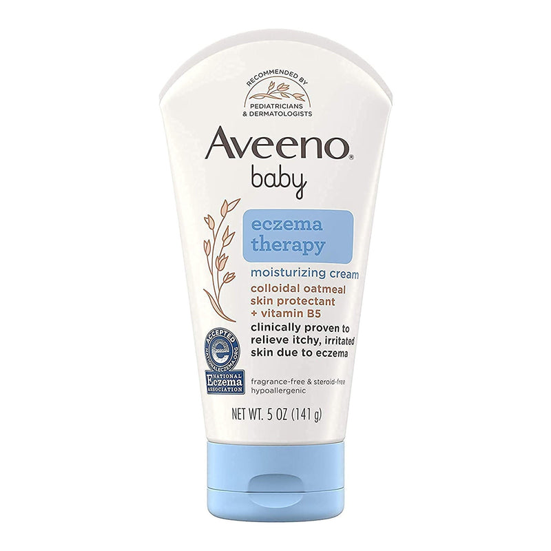 Aveeno Baby Eczema Therapy Moisturizing Cream Unscented, 5-ounce Tube (Each)