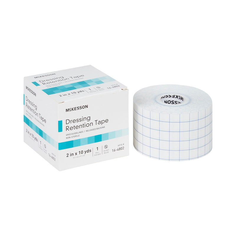 McKesson Nonwoven Fabric Dressing Retention Tape, 2 Inch x 10 Yard (Case of 24)
