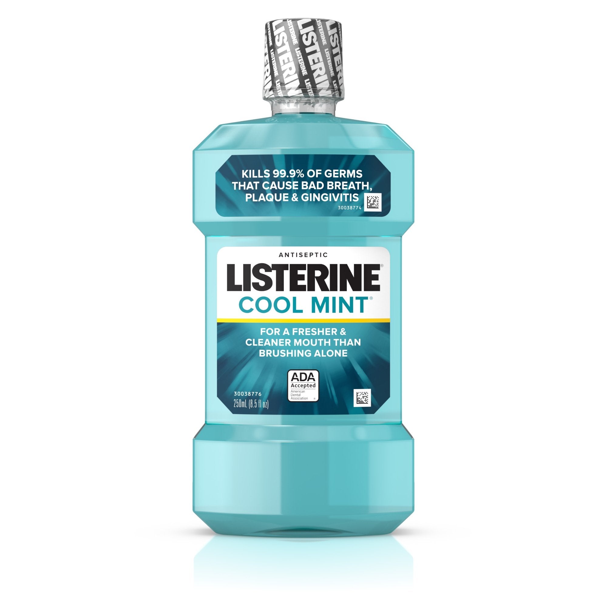 Kenvue Brands LLC Listerine Cool Mint Antiseptic Mouthwash, 250 mL Bottle (6/CS) 