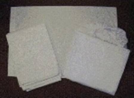 White Fitted Bed Sheet, 36 x 80 Inch (Dozen)