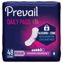 Prevail Daily Pads Maximum Bladder Control Pad, 11-Inch Length (Case of 192)
