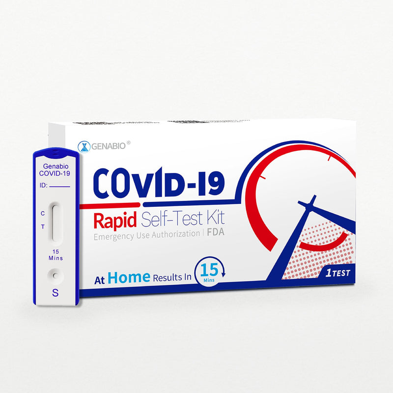 Genabio COVID-19 at Home Rapid Self-Test Kit, 14 Tests per Pack (18/CS)