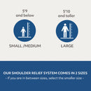 MedCline MedCline Shoulder Relief System, Large, 5'10" & Above 