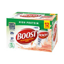 Boost High Protein Strawberry Complete Nutritional Drink, 8-ounce Bottle (24/CS)