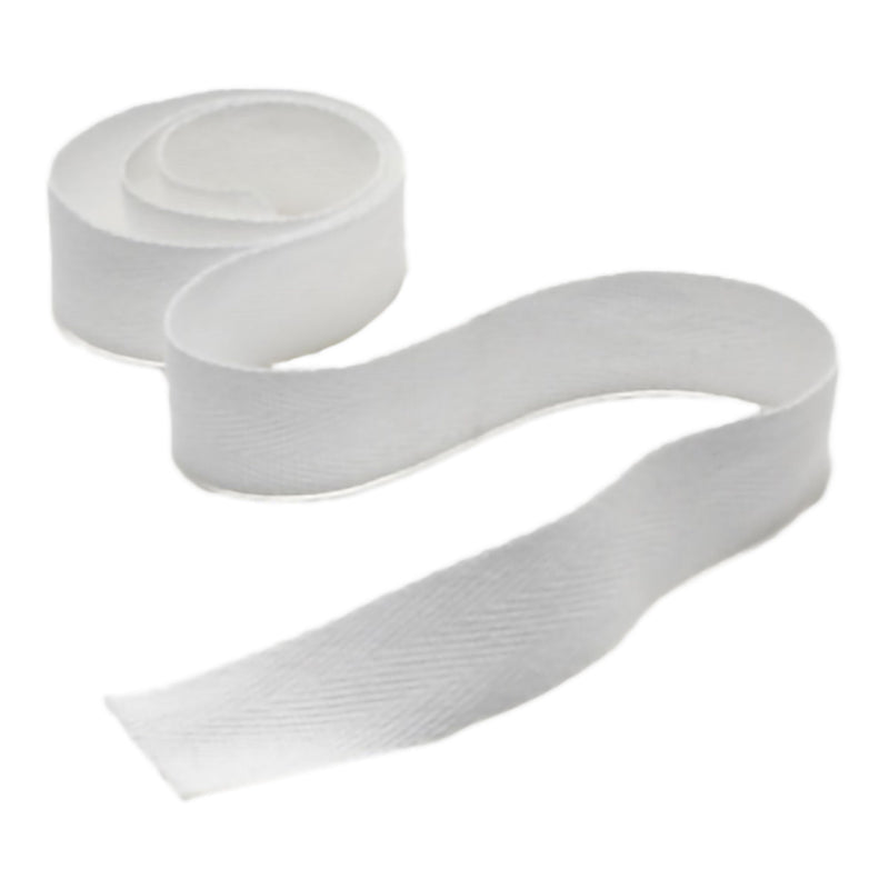 Cotton Twill Tape, 1/2 Inch x 36 Yard, White (Roll of 36 Yds)
