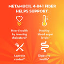 Metamucil Psyllium Fiber Supplement, Orange Powder (Each)