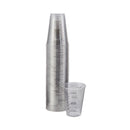 Solo Graduated Drinking Cup, Ultra Clear, 10 oz, Clear Plastic, Disposable (Case of 1000)