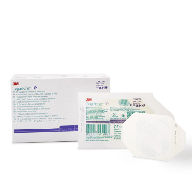 Solventum Corporation 3M Tegaderm HP Transparent Film Dressing, 2-3/8 x 2-3/4 Inch (400/CS) 
