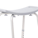 McKesson Aluminum Bath Bench Without Backrest, 15.5 – 19.5 Inch, Gray (Each)