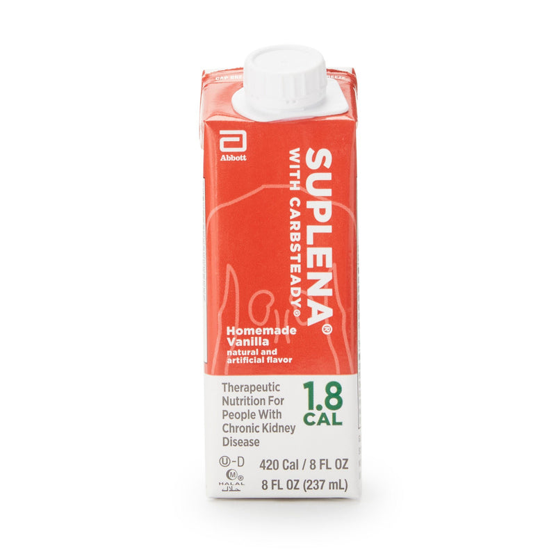 Suplena with Carbsteady Vanilla Nutrition for those w/ Chronic Kidney Disease (Case of 24)
