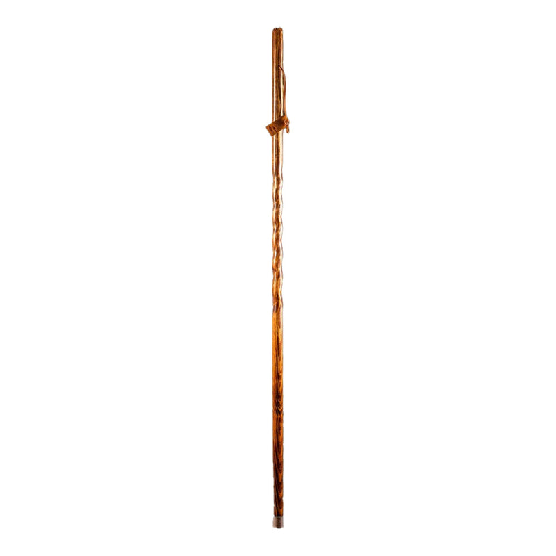 Brazos Twisted Pine Handcrafted Walking Stick, 55-Inch (Each)