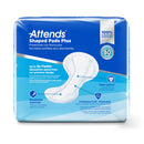Attends Shaped Bladder Control Pads, Plus (Case of 80)