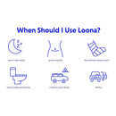 The Loona Female Urinal, Moon Grey 
