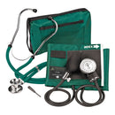 Sterling Series ProKit Aneroid Sphygmomanometer with Stethoscope, Hunter Green (Case of 20)