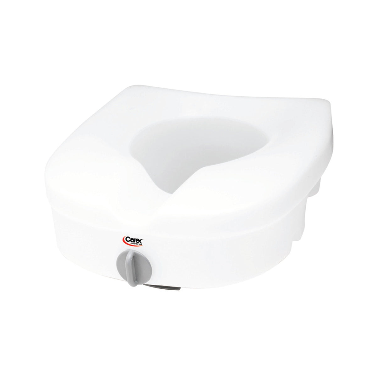 E-Z Lock Raised Toilet Seat, 15-1/2 x 17 Inch (Case of 2)