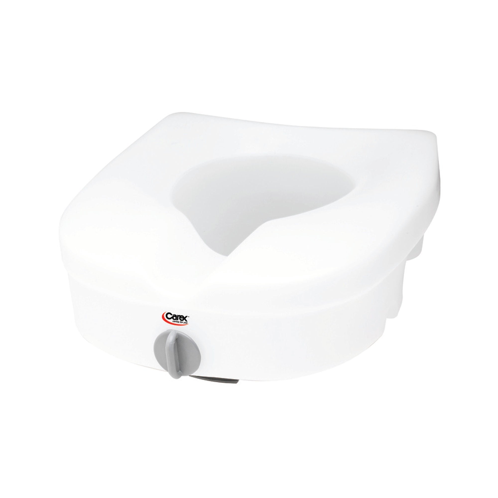 E-Z Lock Raised Toilet Seat, 15-1/2 x 17 Inch (Case of 2)