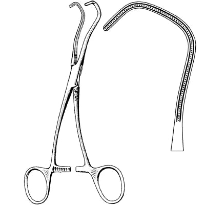 Sklar DeBakey Derra Atraumatic Clamp - Large, 7" - 52-6654