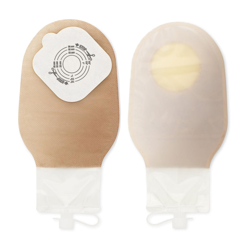 Pouchkins One-Piece Transparent Urostomy Pouch, Cut to fit up to 38 mm (Box of 10)