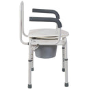 Mabis Healthcare Mabis Drop-Arm Steel Commode 