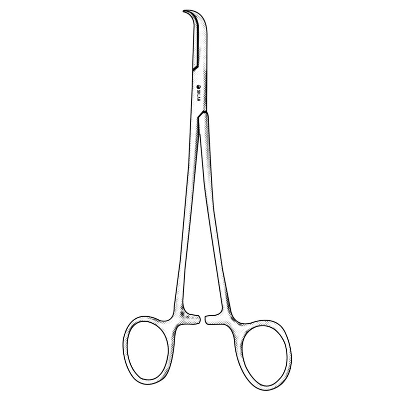 Sklar Baby Adson Hemostatic Forceps - 7", Curved, Serrated - 50-1369