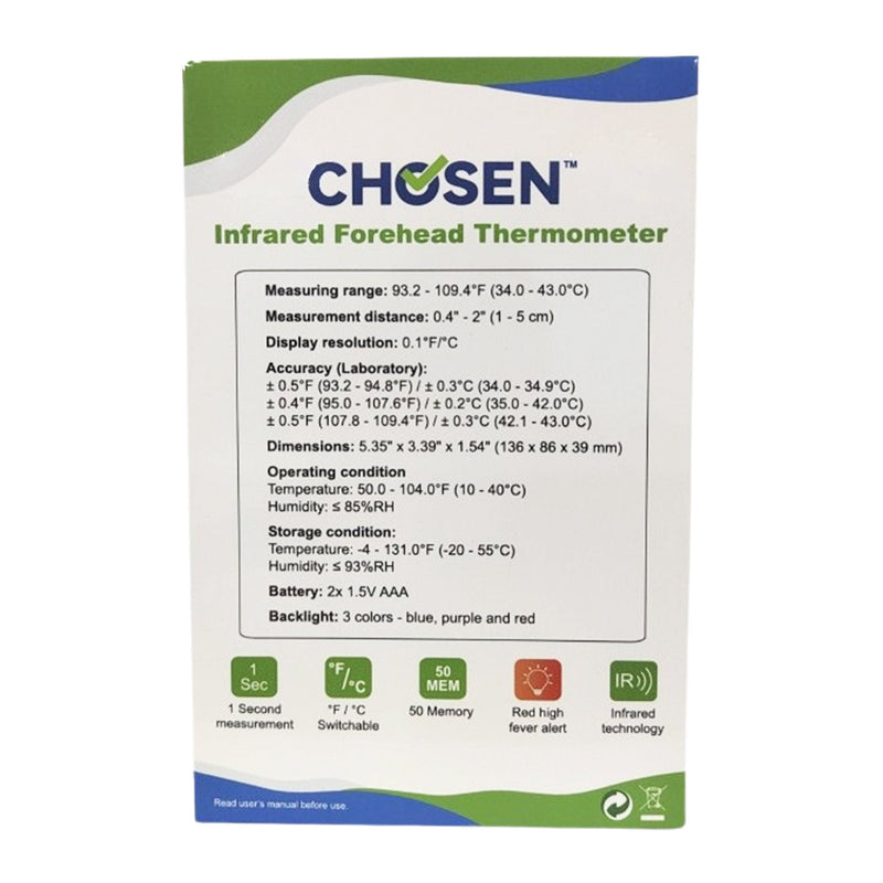 Non-Contact Skin Surface Thermometer Chosen Infrared Skin Probe Handheld